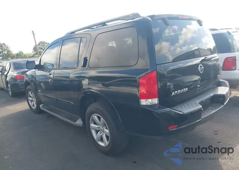 2008 Nissan Armada Se из США, поврежденный, VIN 5N1BA08D38N600714